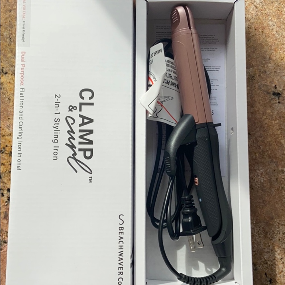 2 in 1 Straightener and Curler